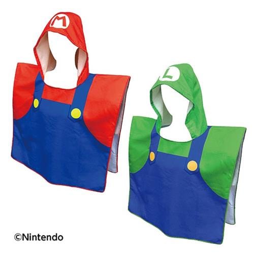 SUPER MARIO - MARIO AND LUIGI HOODED BATH TOWEL