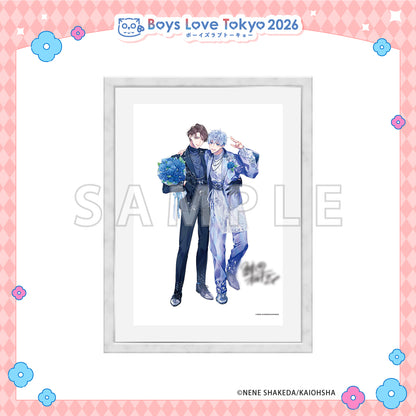 Sweet Trap at Midnight - Boys Love Tokyo 2026 Framed Reproduction of Original Artwork [Pre-Order Late June 2026]