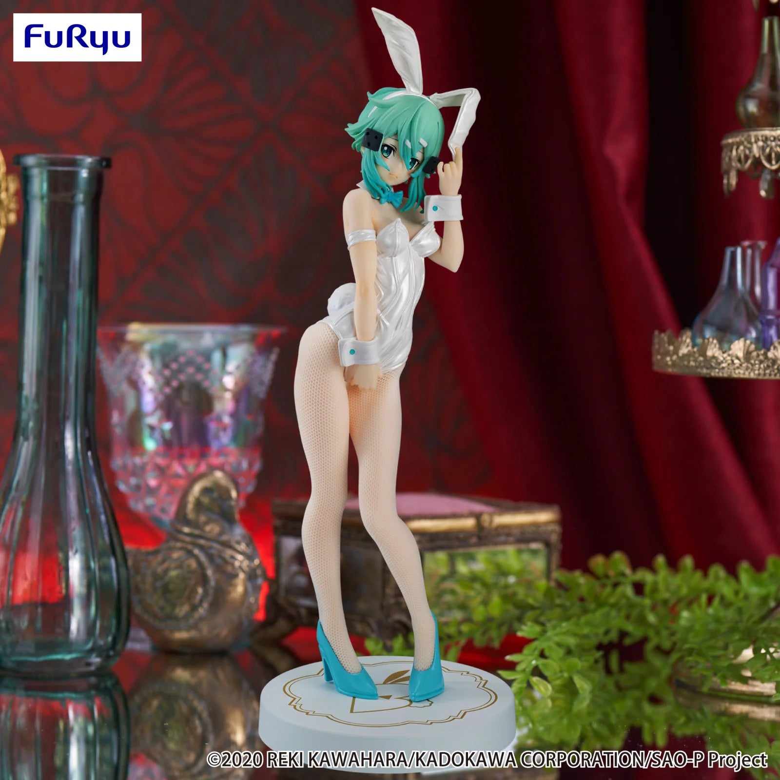 Sword Art Online BiCute Bunnies Figure - Sinon White Pearl ver.