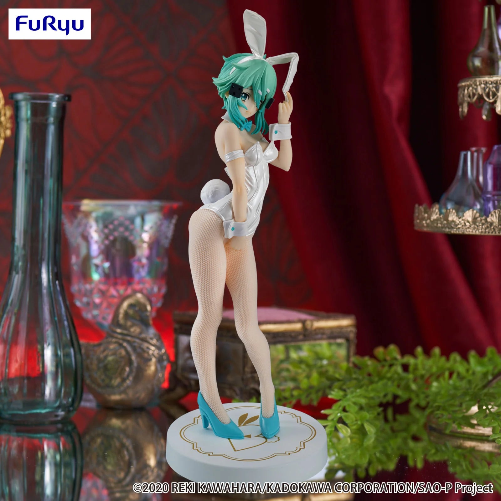 Sword Art Online BiCute Bunnies Figure - Sinon White Pearl ver.