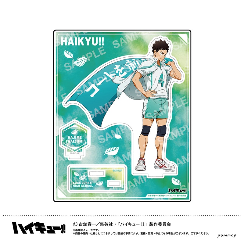 Haikyu!! - Acrylic Stand Hajime Iwaizumi Banner Visual Ver. [Pre-Order Nov 2026] - official photo 1