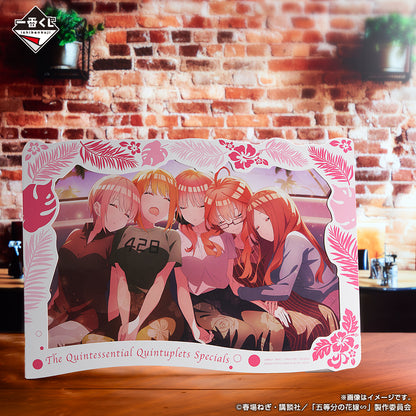 THE QUINTESSENTIAL QUINTUPLETS ICHIBAN KUJI - Quintuplets Honeymoon!! - LAST ONE Prize Newly drawn 5th anniversary art board