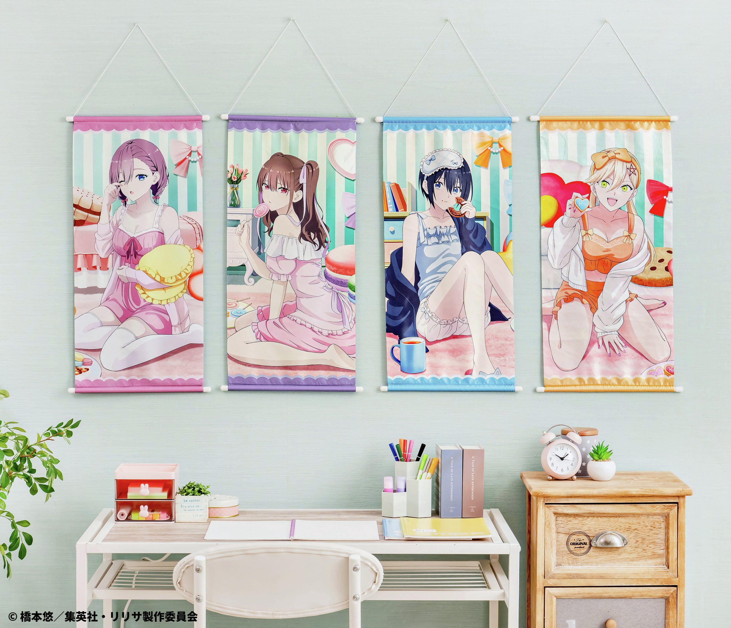 Taito Kuji 2.5 Dimensional Seduction Sweet Candy Temptation - C Prize Long Tapestry (4 Types)