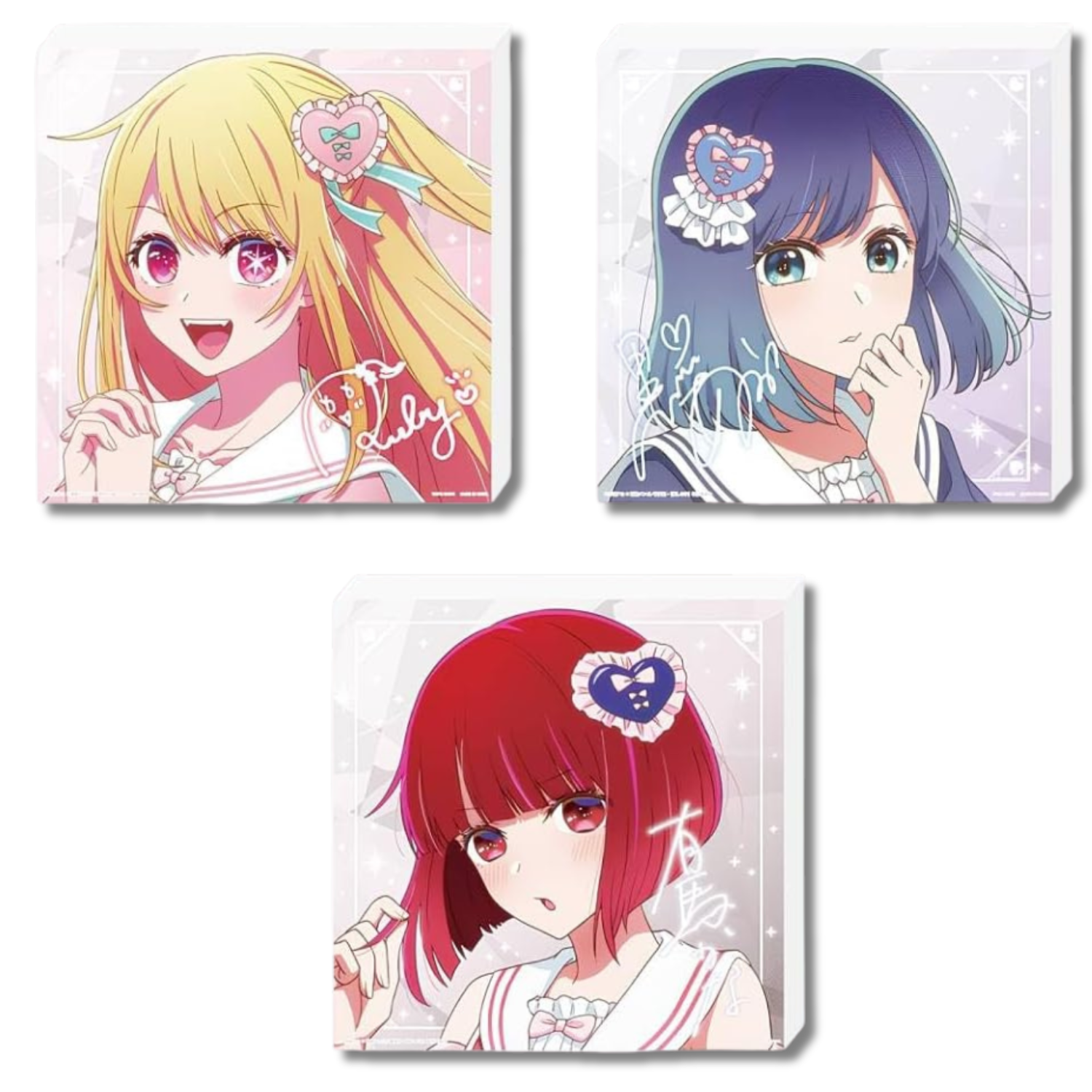 Taito Kuji Oshi no Ko Sweet Sailor Style - Canva Board Complete Set of 3