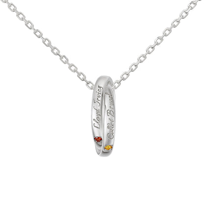 Tales of Symphonia - Lloyd & Colette Double Ring Silver Necklace [Pre-Order Jul 2026]