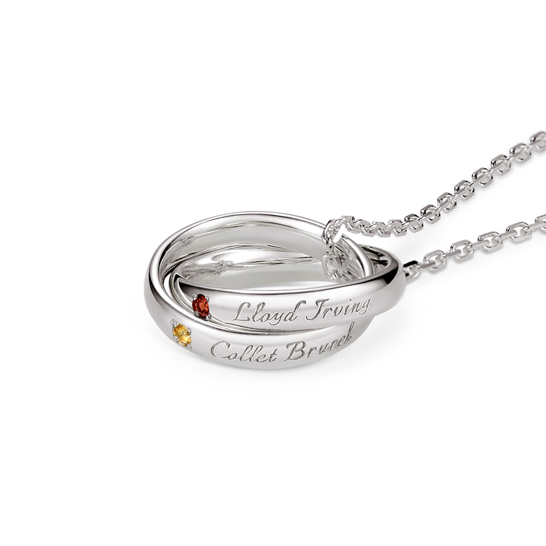 Tales of Symphonia - Lloyd & Colette Double Ring Silver Necklace [Pre-Order Jul 2026]