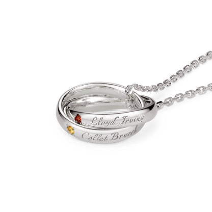 Tales of Symphonia - Lloyd & Colette Double Ring Silver Necklace [Pre-Order Jul 2026]