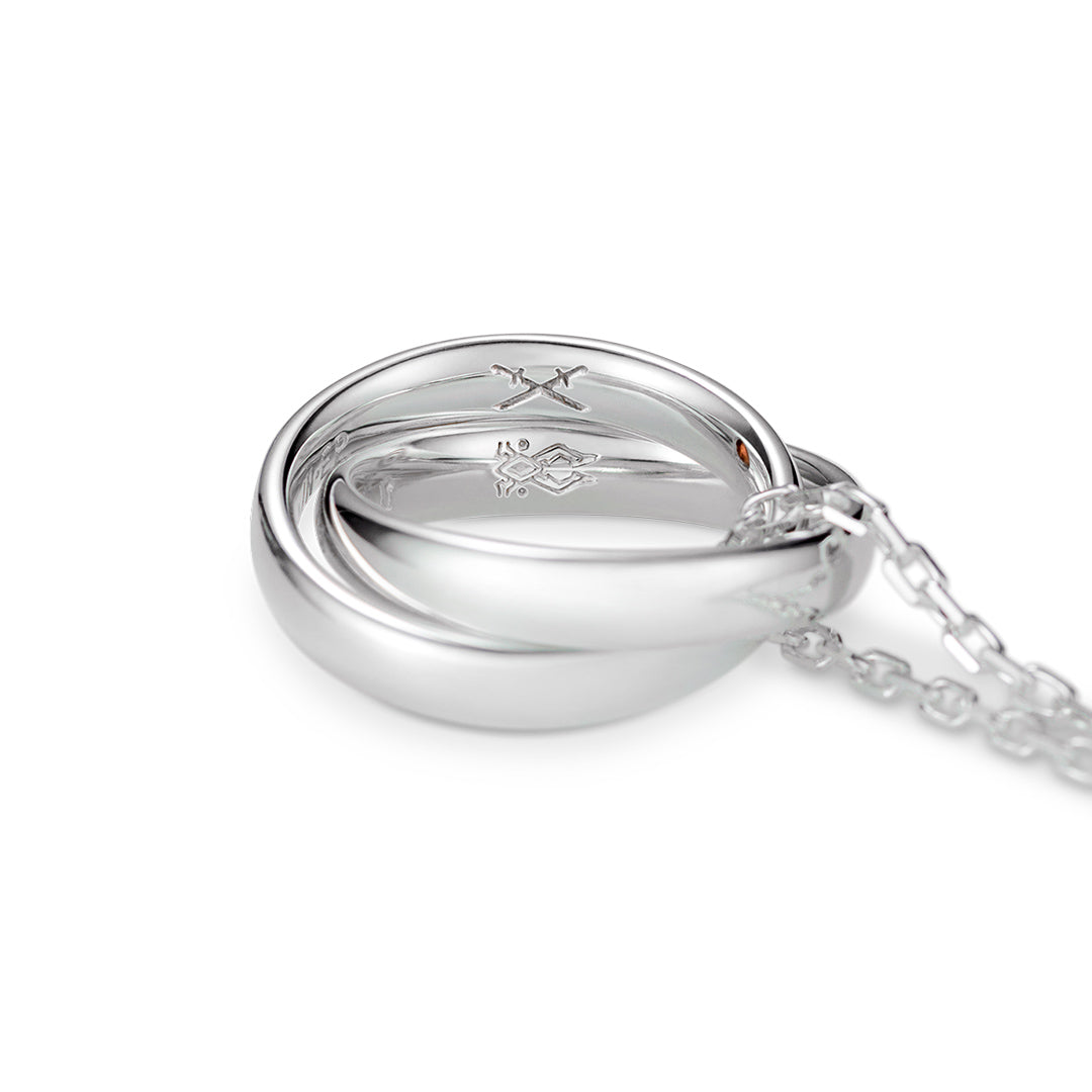 Tales of Symphonia - Lloyd & Colette Double Ring Silver Necklace [Pre-Order Jul 2026]