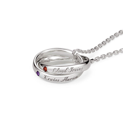 Tales of Symphonia - Lloyd & Kratos Double Ring Silver Necklace [Pre-Order Jul 2026]