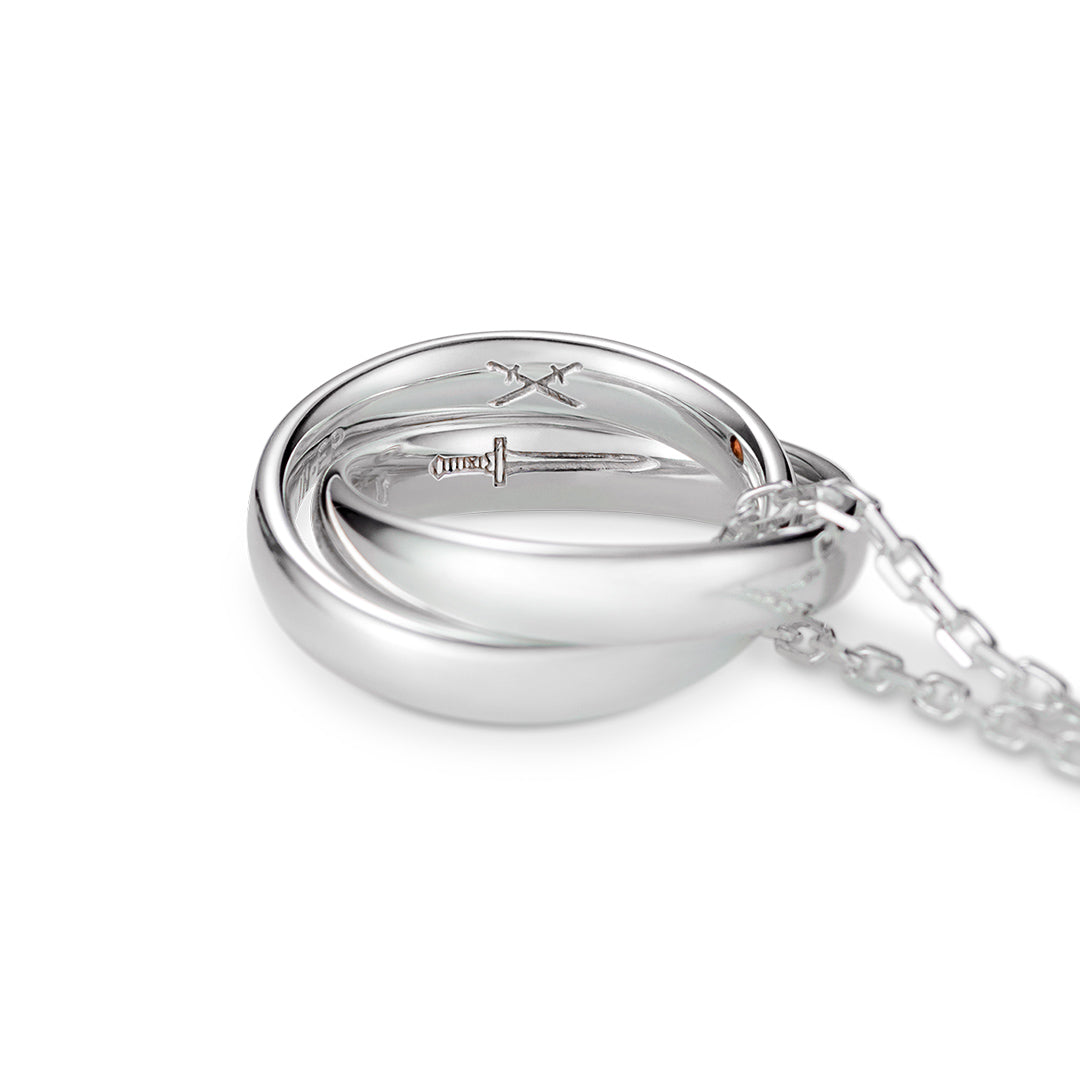 Tales of Symphonia - Lloyd & Kratos Double Ring Silver Necklace [Pre-Order Jul 2026]