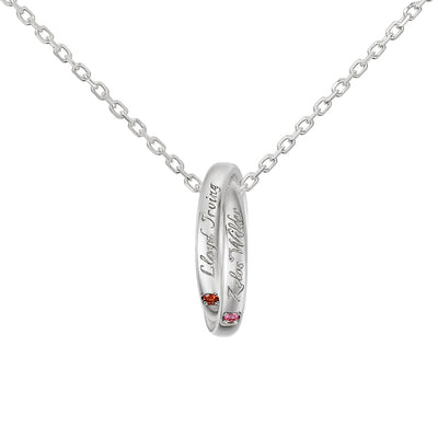 Tales of Symphonia - Lloyd & Zelos Double Ring Silver Necklace [Pre-Order Jul 2026]