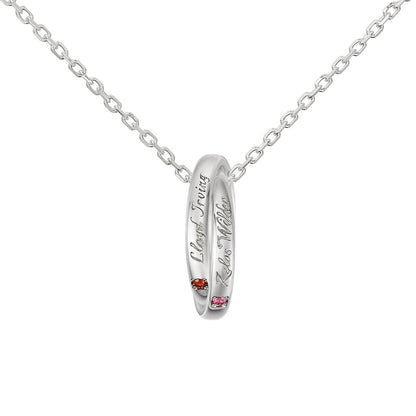 Tales of Symphonia - Lloyd & Zelos Double Ring Silver Necklace [Pre-Order Jul 2026]