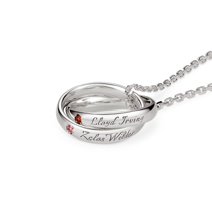 Tales of Symphonia - Lloyd & Zelos Double Ring Silver Necklace [Pre-Order Jul 2026]