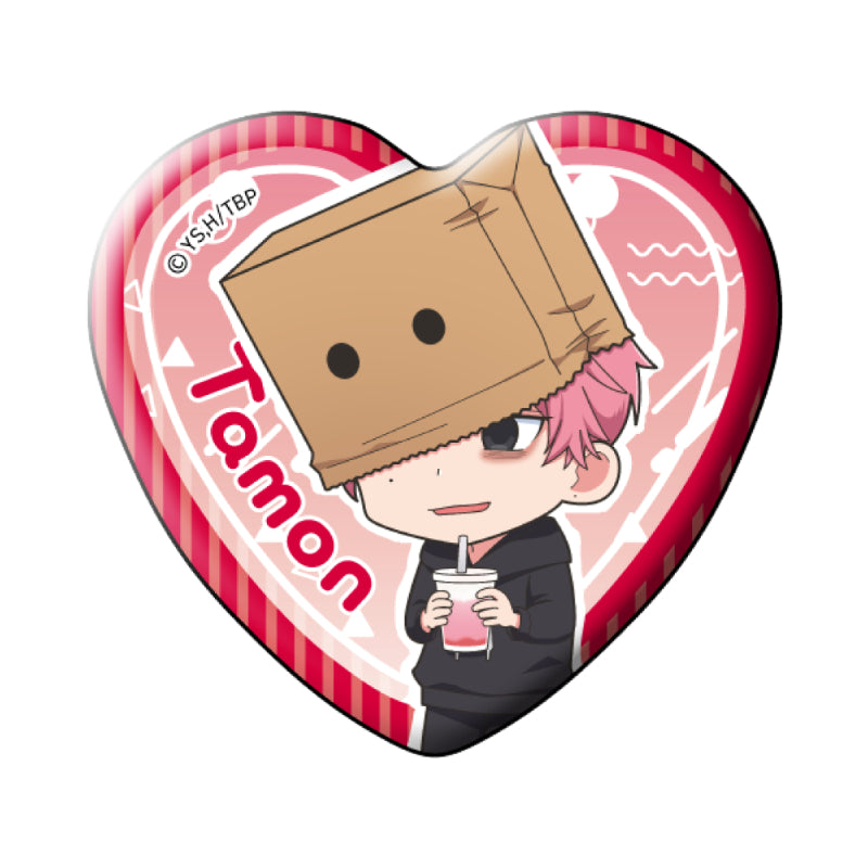 Tamon's B‑Side - Trading Heart Can Badge Complete Set of 7 Types