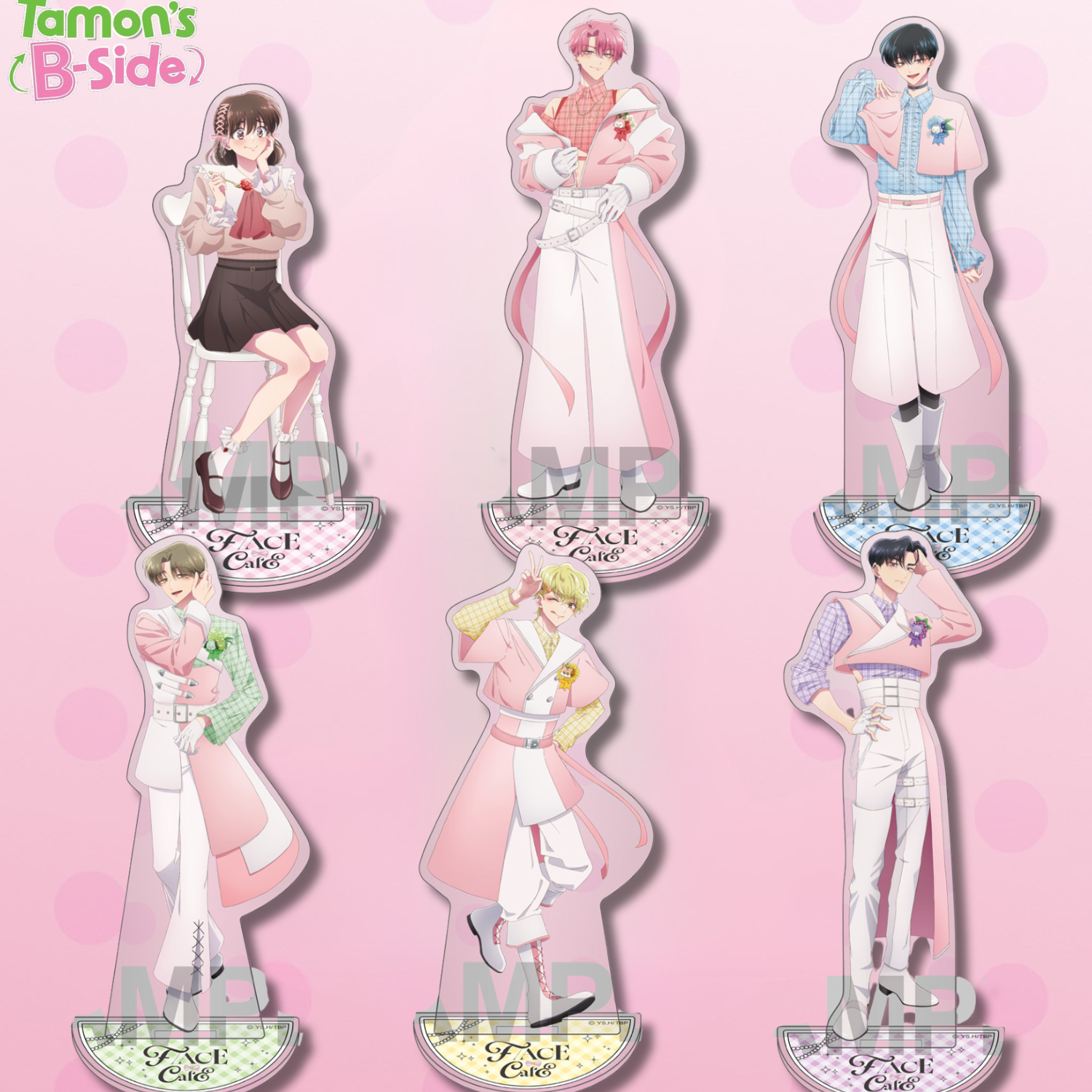 Tamon’s B‑Side FACE Cafe - Acrylic Stand (6 Types)