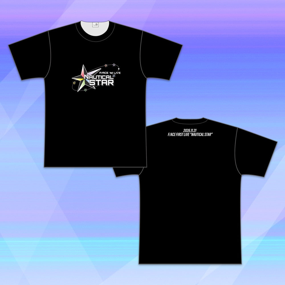 Tamon’s B‑Side F/ACE First Live - Nautical Star Live T-Shirt Black [Pre-Order Nov 2026]
