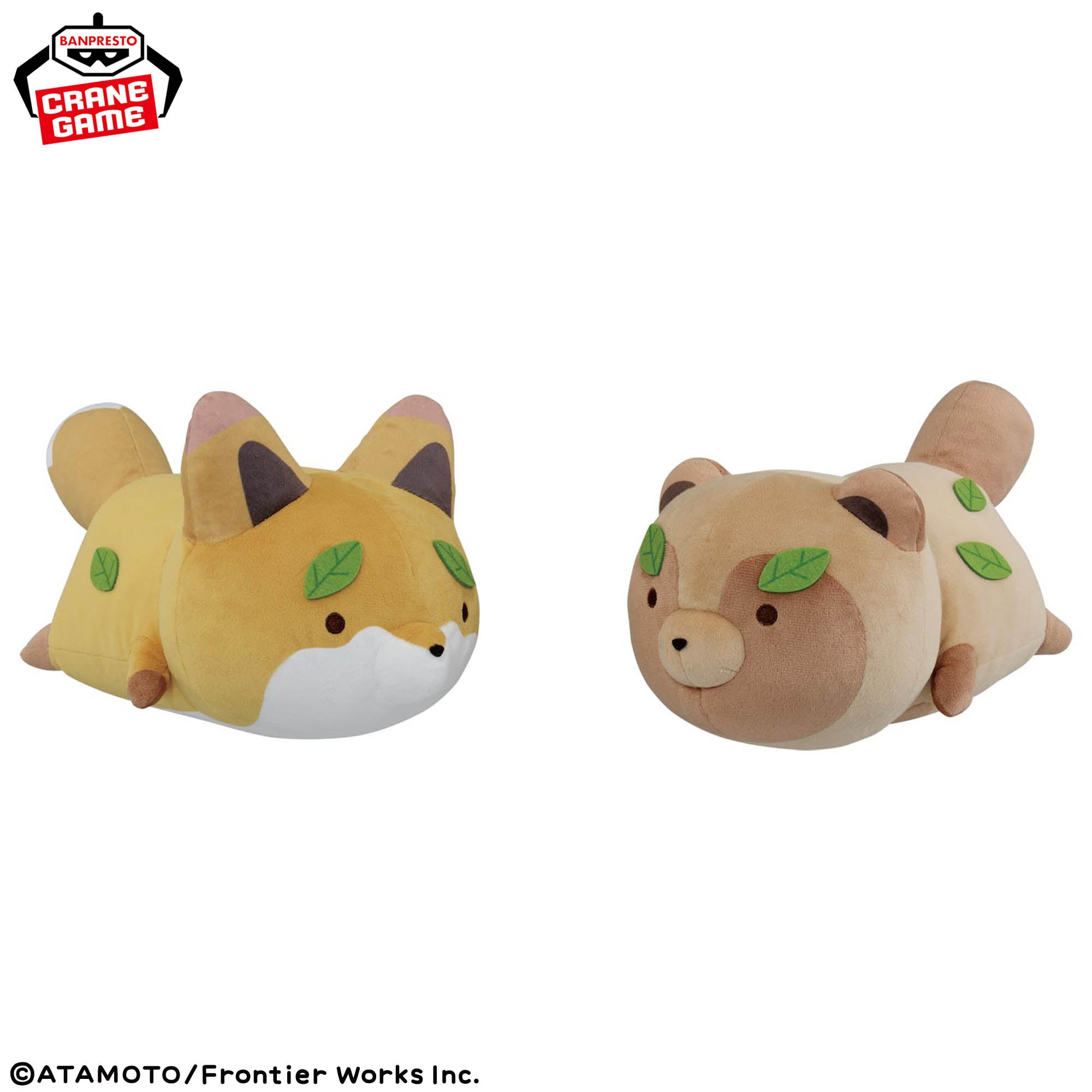 Tanuki & Kitsune Fluffy Plushes - Tanuki and Kitsune Passing Through (2 Types) [Pre-Order Feb 2026]