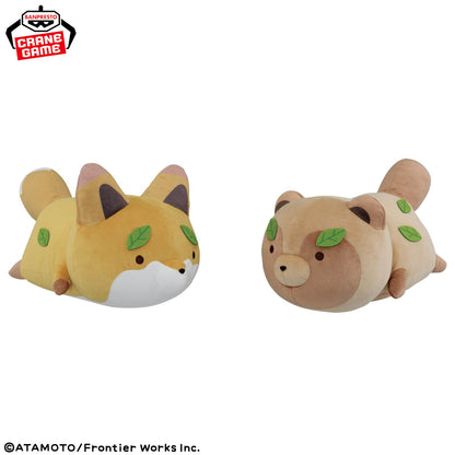 Tanuki & Kitsune Fluffy Plushes - Tanuki and Kitsune Passing Through (2 Types) [Pre-Order Feb 2026]