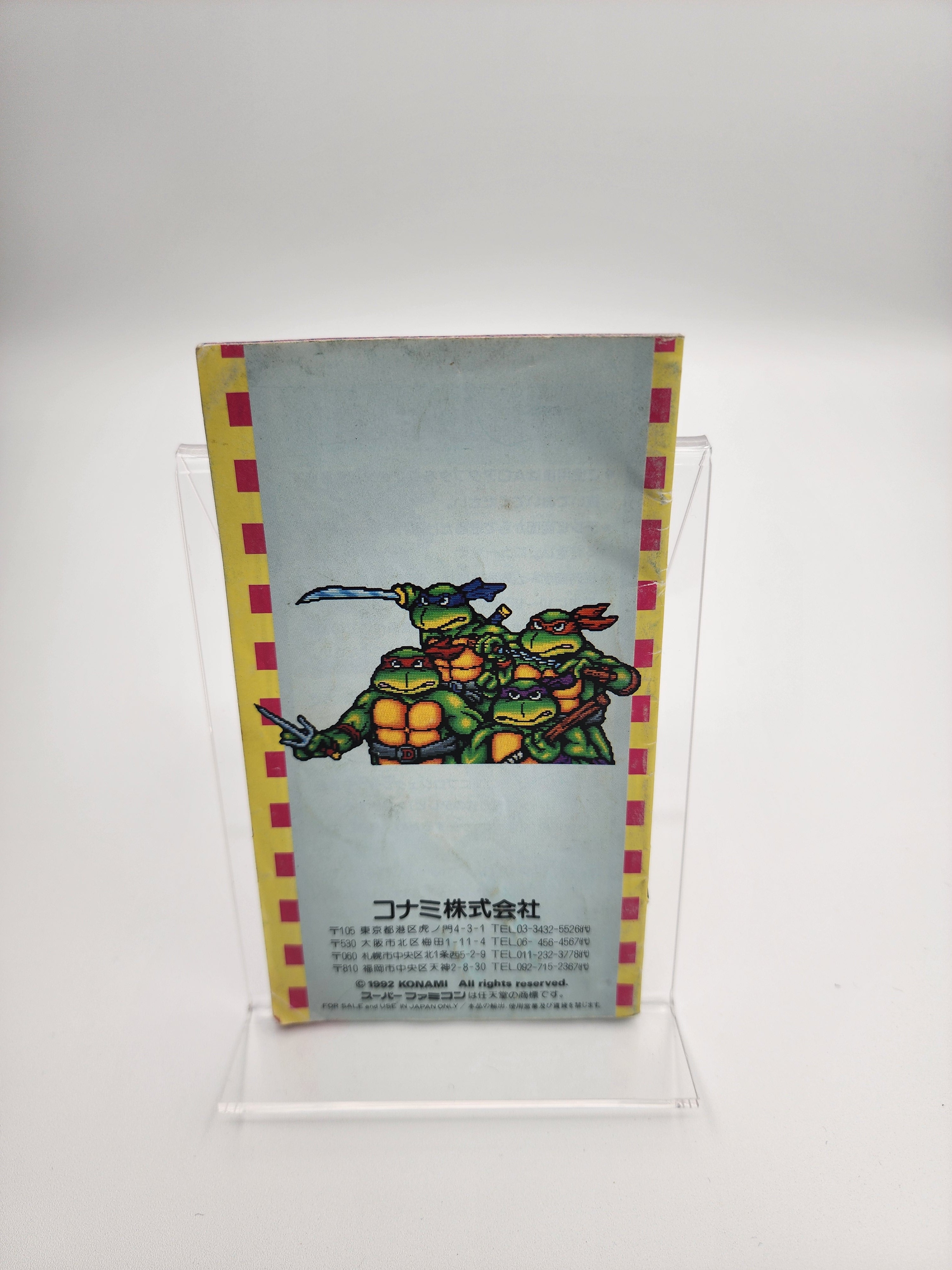 [USED JAPAN] Teenage Mutant Ninja Turtles - Turtles in Time Super Famicom