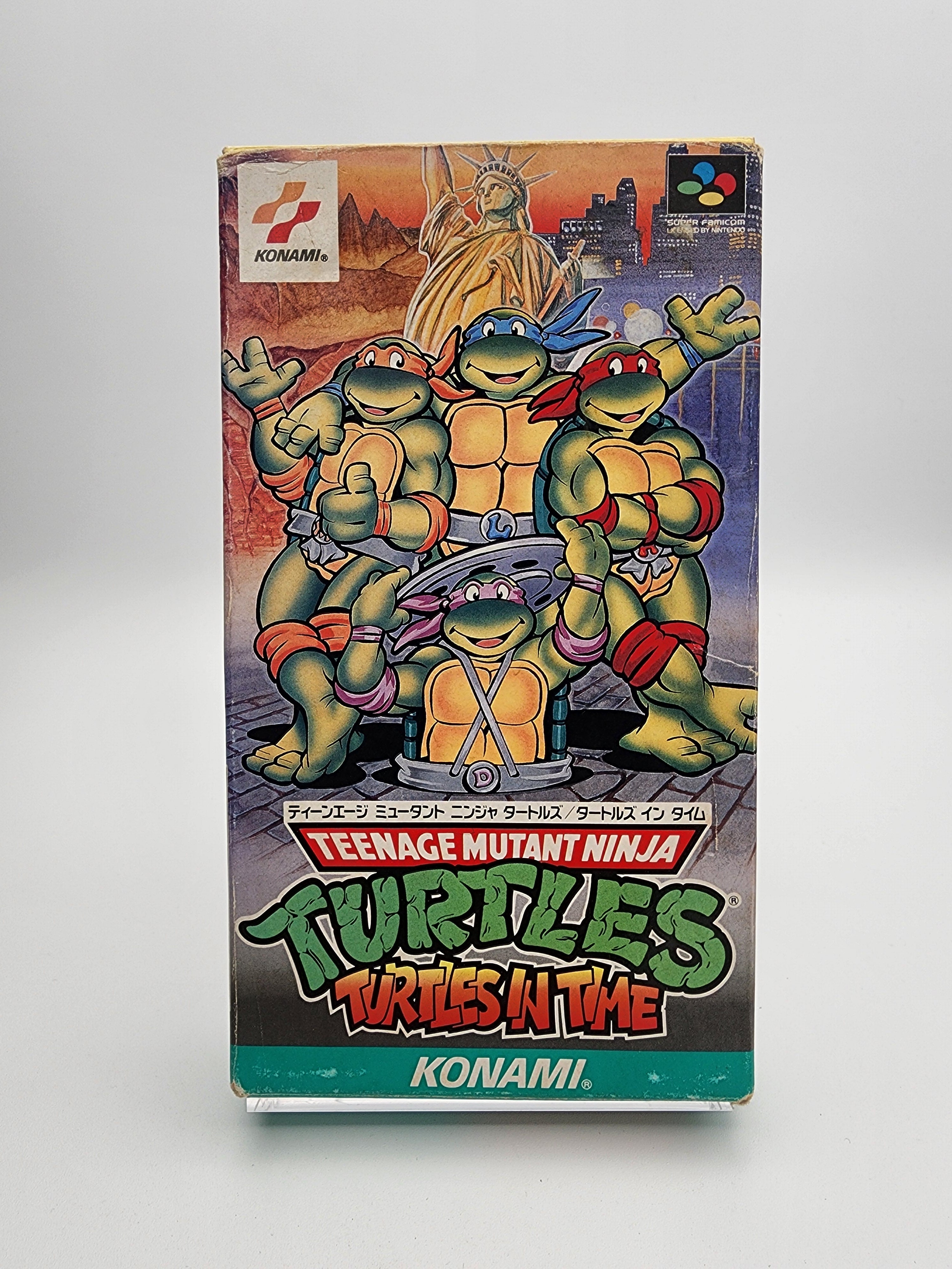 [USED JAPAN] Teenage Mutant Ninja Turtles - Turtles in Time Super Famicom