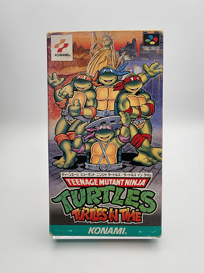 [USED JAPAN] Teenage Mutant Ninja Turtles - Turtles in Time Super Famicom