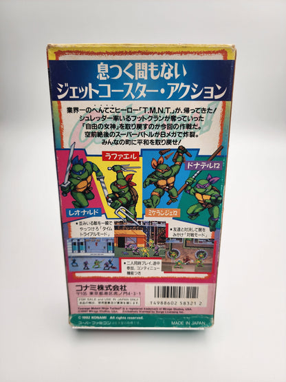 [USED JAPAN] Teenage Mutant Ninja Turtles - Turtles in Time Super Famicom