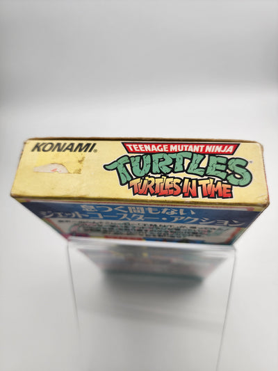 [USED JAPAN] Teenage Mutant Ninja Turtles - Turtles in Time Super Famicom