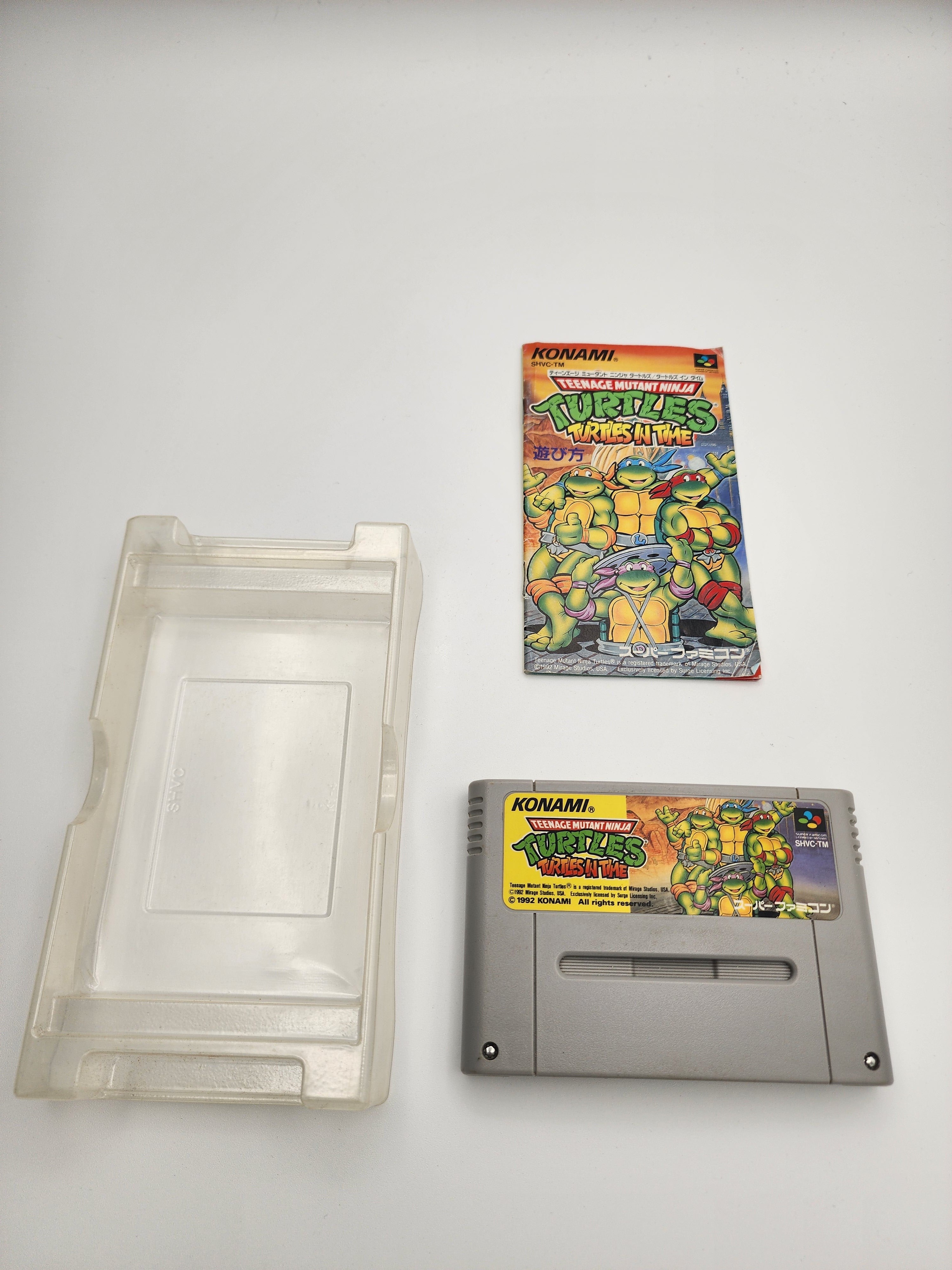 [USED JAPAN] Teenage Mutant Ninja Turtles - Turtles in Time Super Famicom