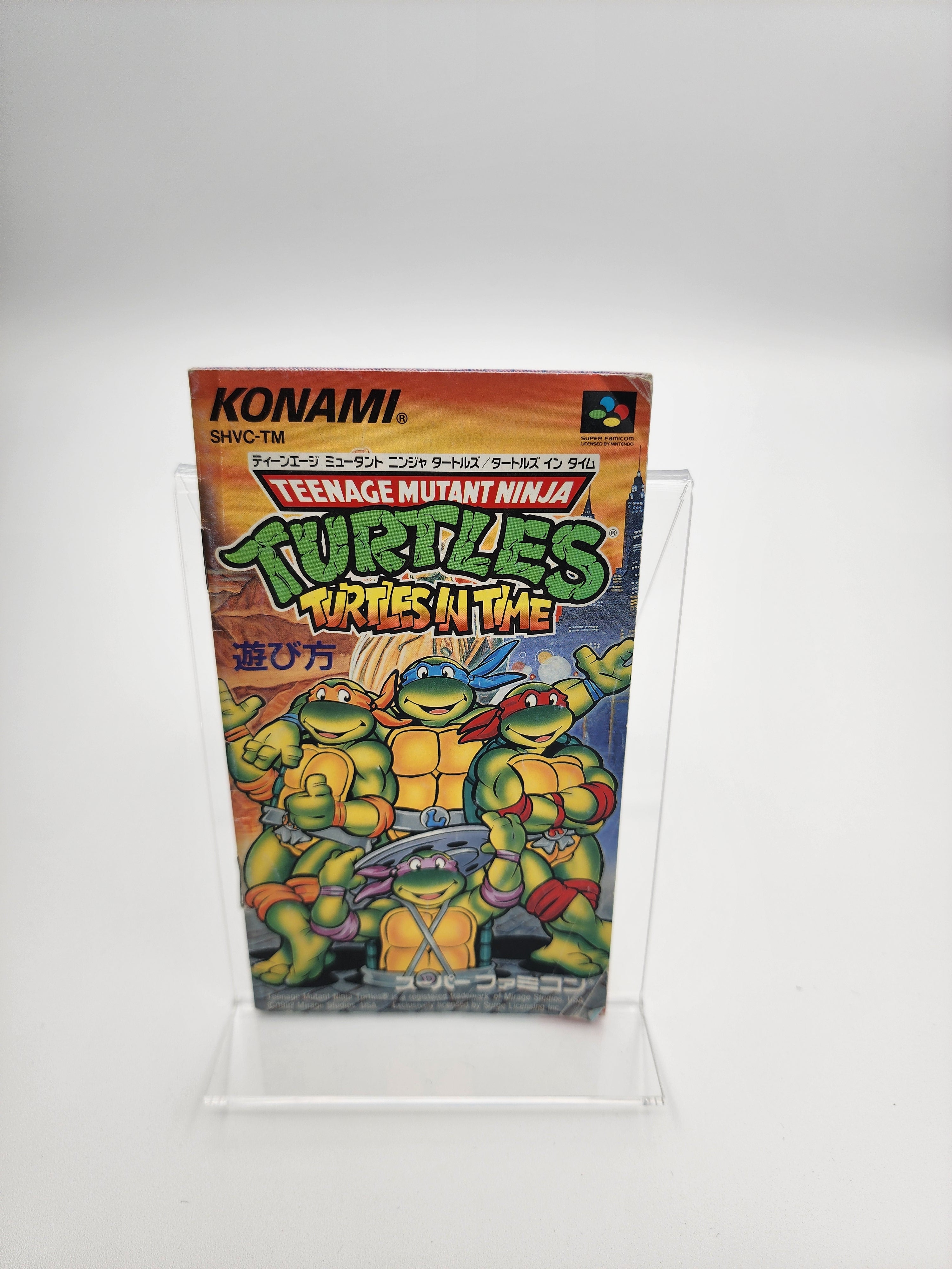 [USED JAPAN] Teenage Mutant Ninja Turtles - Turtles in Time Super Famicom