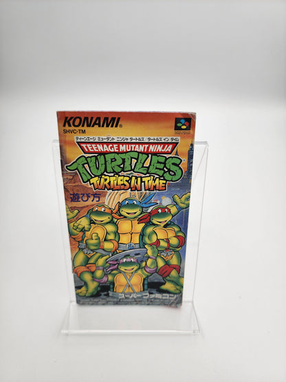 [USED JAPAN] Teenage Mutant Ninja Turtles - Turtles in Time Super Famicom