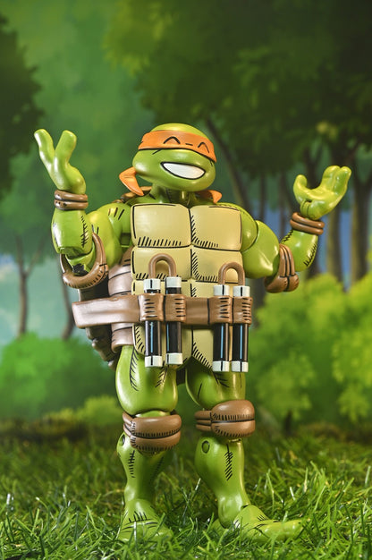 Teenage Mutant Ninja Turtles x Rabbit Bodyguard Mamegyorai Exclusive - Michelangelo [Pre-Order Nov 2026]