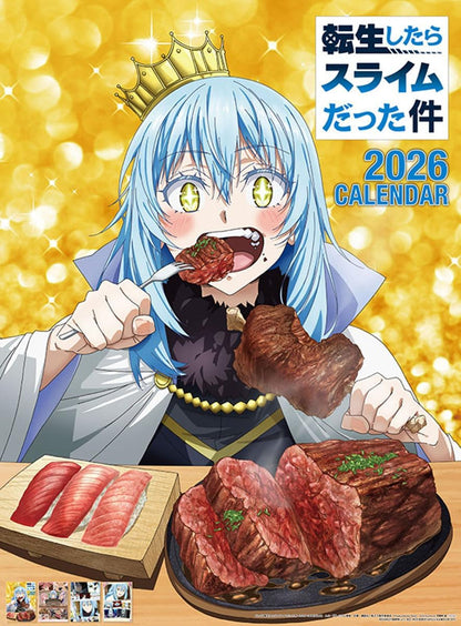That Time I Got Reincarnated as a Slime - 2026 Calendar A2 Size