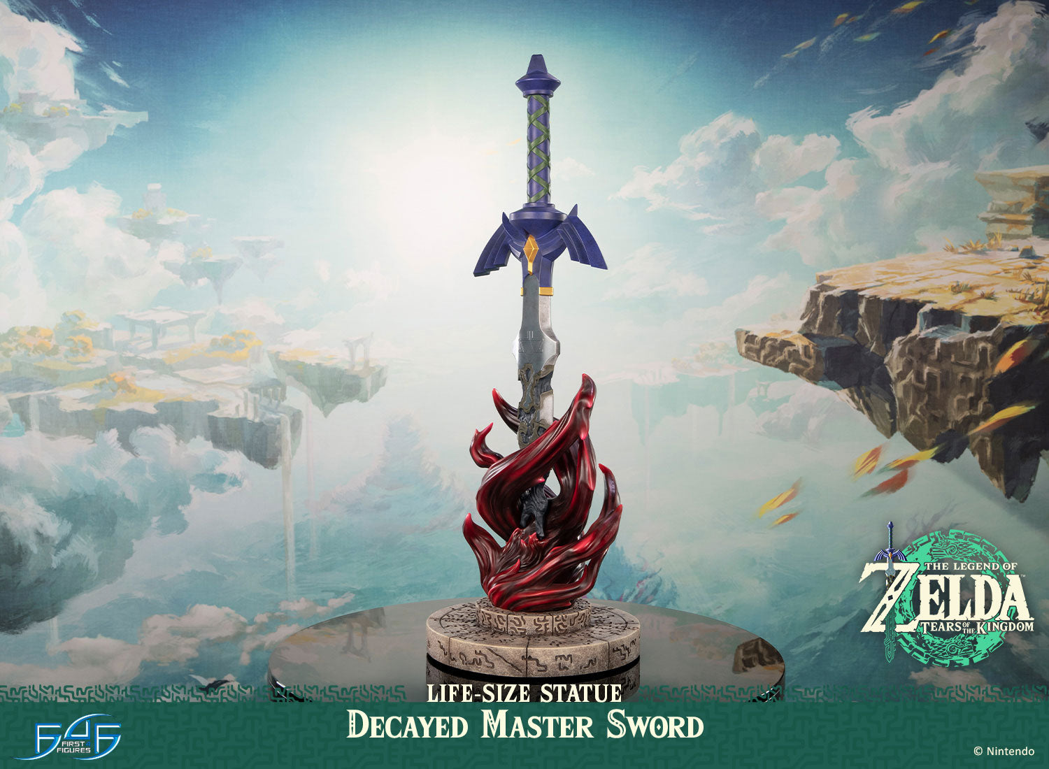 The Legend of Zelda: Tears of the Kingdom 1/1 Life Size Statue - Decayed Master Sword [Pre-Order Mar 2027]