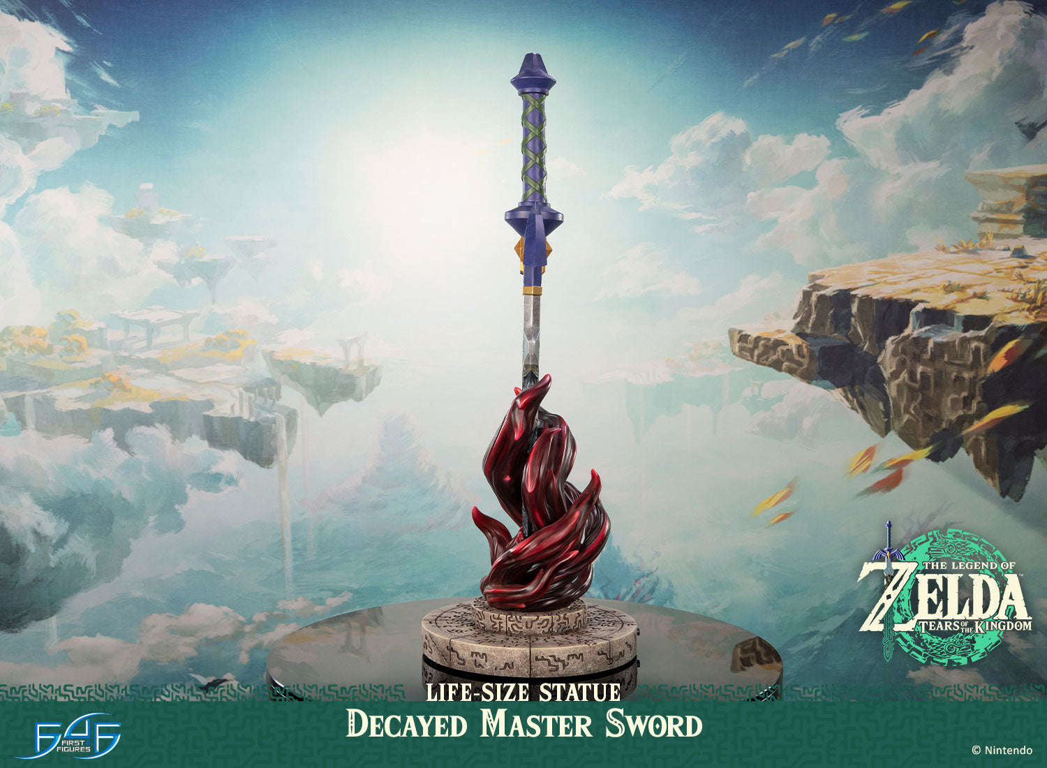 The Legend of Zelda: Tears of the Kingdom 1/1 Life Size Statue - Decayed Master Sword [Pre-Order Mar 2027]