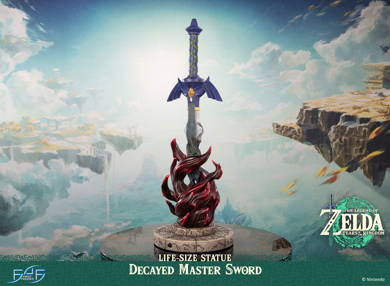 The Legend of Zelda: Tears of the Kingdom 1/1 Life Size Statue - Decayed Master Sword [Pre-Order Mar 2027]