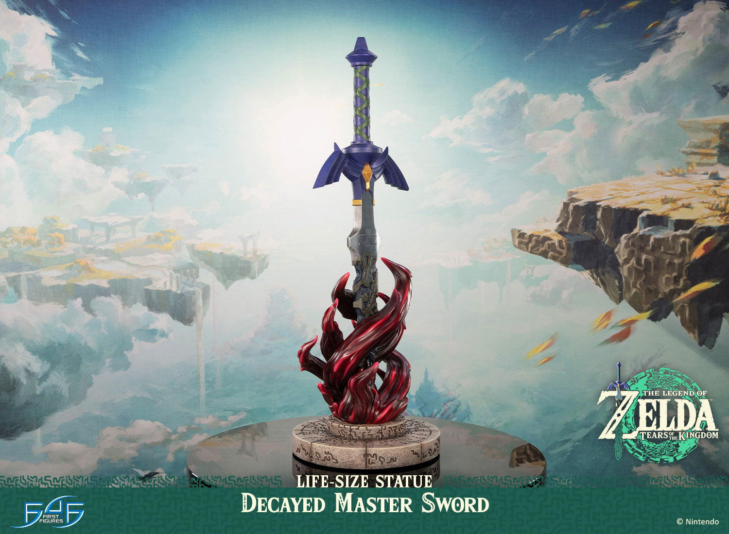 The Legend of Zelda: Tears of the Kingdom 1/1 Life Size Statue - Decayed Master Sword [Pre-Order Mar 2027]