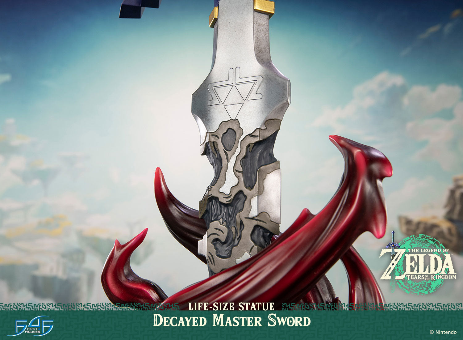 The Legend of Zelda: Tears of the Kingdom 1/1 Life Size Statue - Decayed Master Sword [Pre-Order Mar 2027]