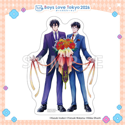 The Other World's Books Depend on the Bean Counter - Boys Love Tokyo 2026 Die-Cut Stickers [Pre-Order Late June 2026]