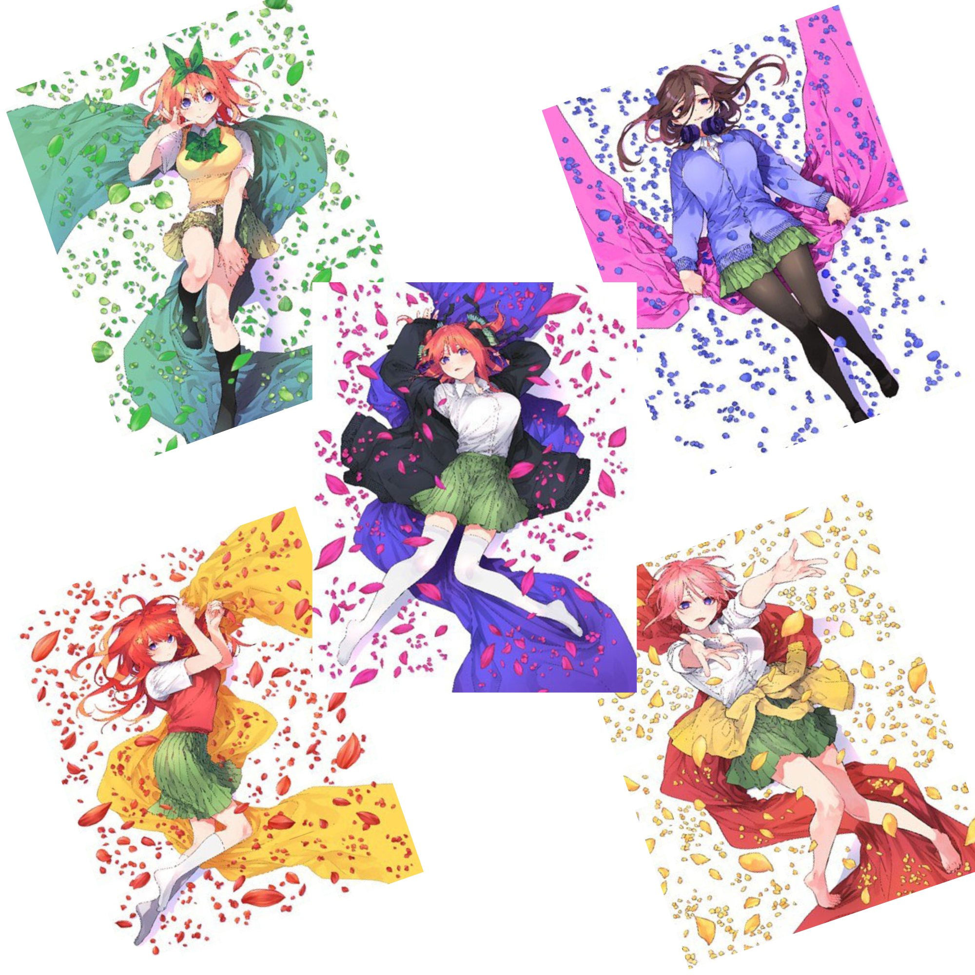 The Quintessential Quintuplets Card Game - Sleeve & Card Set (5 Types)