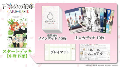 The Quintessential Quintuplets Card Game Starter Deck Nakano Yotsuba