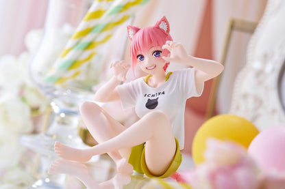 The Quintessential Quintuplets Desktop Cute Figure - Ichika Nakano Original Cat Room Wear Ver.