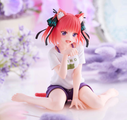 The Quintessential Quintuplets Desktop Cute Figure - Nino Nakano Original Cat Room Wear Ver. [Pre-Order Jan 2026]