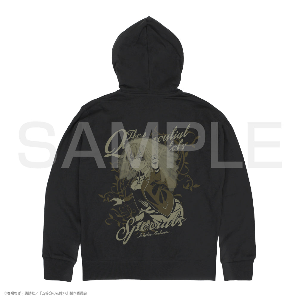 The Quintessential Quintuplets Zip Hoodie - Ichika Nakano Black Version