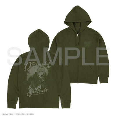 The Quintessential Quintuplets Zip Hoodie - Yotsuba Nakano Moss Version