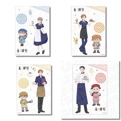 The Ramparts of Ice Cafe Event- Sticker Sheet Cafe Ver. Complete Set of 4 Types [Pre-Order Oct 2026]