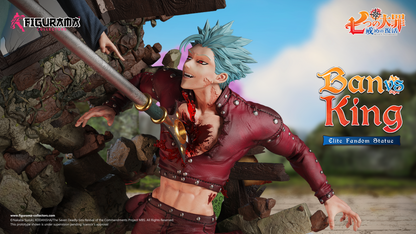 The Seven Deadly Sins 1/6 Scale Statue - Ban VS King [Pre-Order Jul 2026]