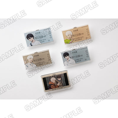 The Summer Hikaru Died Art Exhibition - Trading Tansho Line Ticket-Style Acrylic Badges (5 Types - Random)