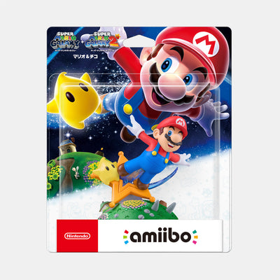 The Super Mario Galaxy Amiibo - Mario & Luma