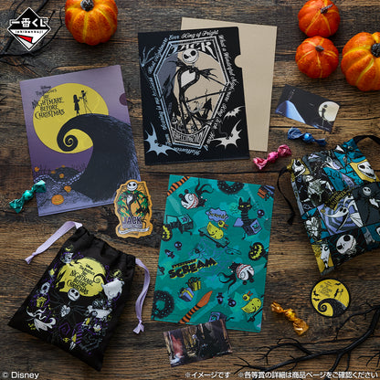 Ichiban Kuji Tim Burton's The Nightmare Before Christmas - H Prize Clear Files and Stickers Complete Set of 8 Types