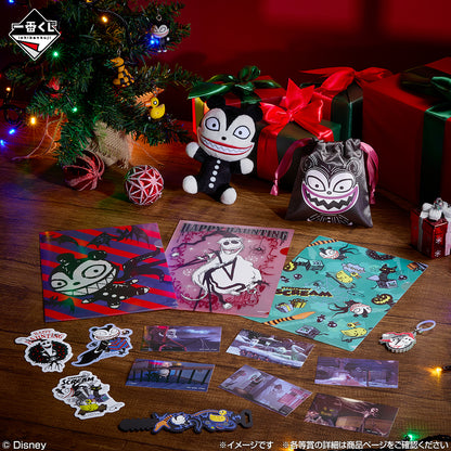 Ichiban Kuji Tim Burton's The Nightmare Before Christmas - H Prize Clear Files and Stickers Complete Set of 8 Types